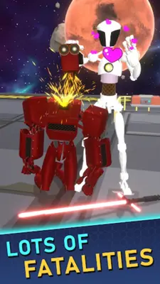 Robot Fighting Draw Battle android App screenshot 2